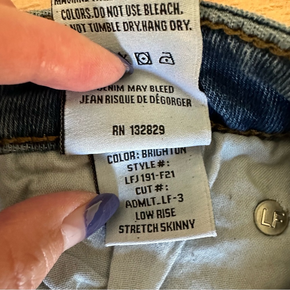 Lovers + Friends Distressed Ricky Low Rise Skinny in Brighton - Picture 14 of 14